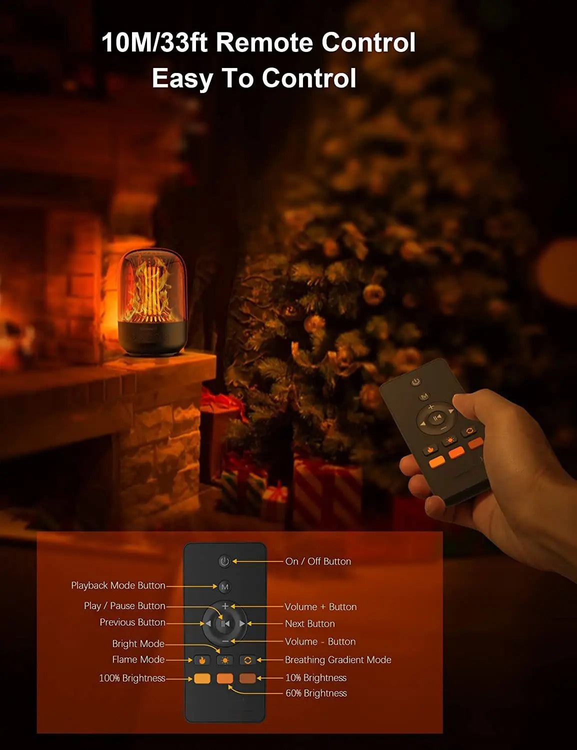 Cylinder Flame Speaker